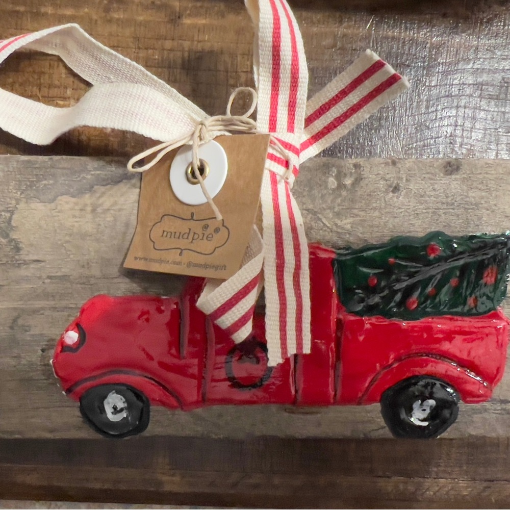 Mud pie new ornaments! There are 6 ornaments in a box. Retail is $13.00 a piece